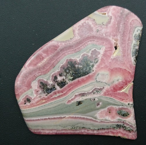 Tranche Rhodochrosite avec manganèse 60 grammes - Slab rhodochrosite Argentine - Imagen 3 de 4