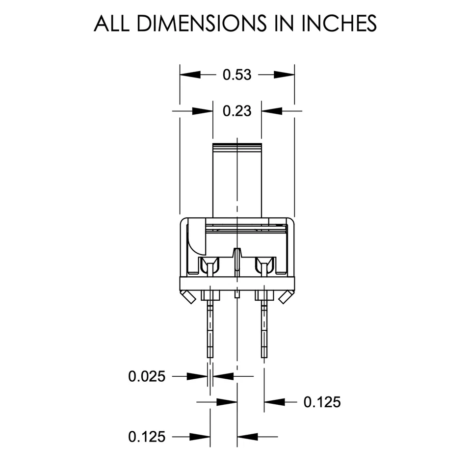NEW (2) Switchcraft® On-Off-On Slide Switch for Fender Mustang® - Black Knob - Image 4 of 4