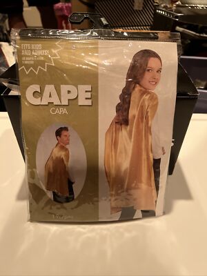 Gold Color Super Hero Costume 30'' Cape