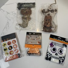 Halloween Decor Ghost Pumpkin Party Favors Lot of All Brand New Items