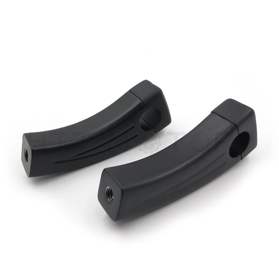 Elevadores de manillar de 4,5" para Kawasaki Vulcan VN 1500 1600 1700 800 900 negro motorc Foto 2 de 4