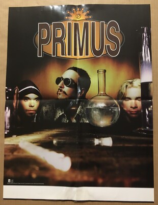 Les Claypool PRIMUS Double Sided 1997 PROMO POSTER for Brown CD