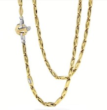 Collana catena oro e diamanti NEW BARAKA GC221951GIDB55 Nexus uomo
