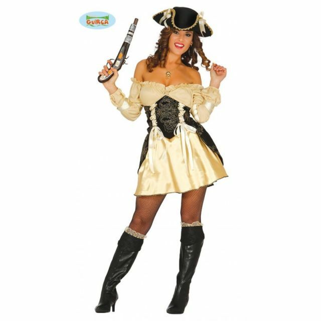 Costume Vestito di Carnevale Piratessa Corsara Donna Taglia M GUIRCA 84415  | Acquisti Online su eBay