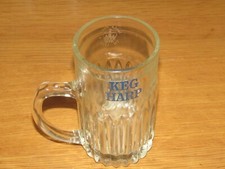 Vintage  Keg HARP Half Pint Glass Tankard With Crown, Great Condition