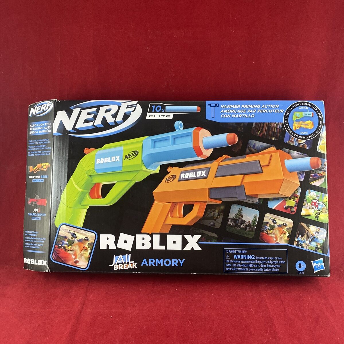 NERF Roblox Jailbreak Armory 2-Pack Blasters 