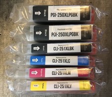 Ink Cartridges for Canon PGI-250XL CLI-251XL Pixma MG5620 MG5520 MG6620 MX922