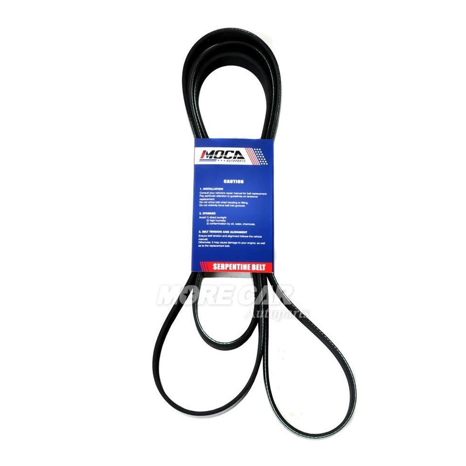 Cinto EPDM Serpentine Fit 92-06 Audi Dodge Volkswagen 3.9L4.2L 5.2L 5.9L 7PK2555 - Imagem 3 de 4