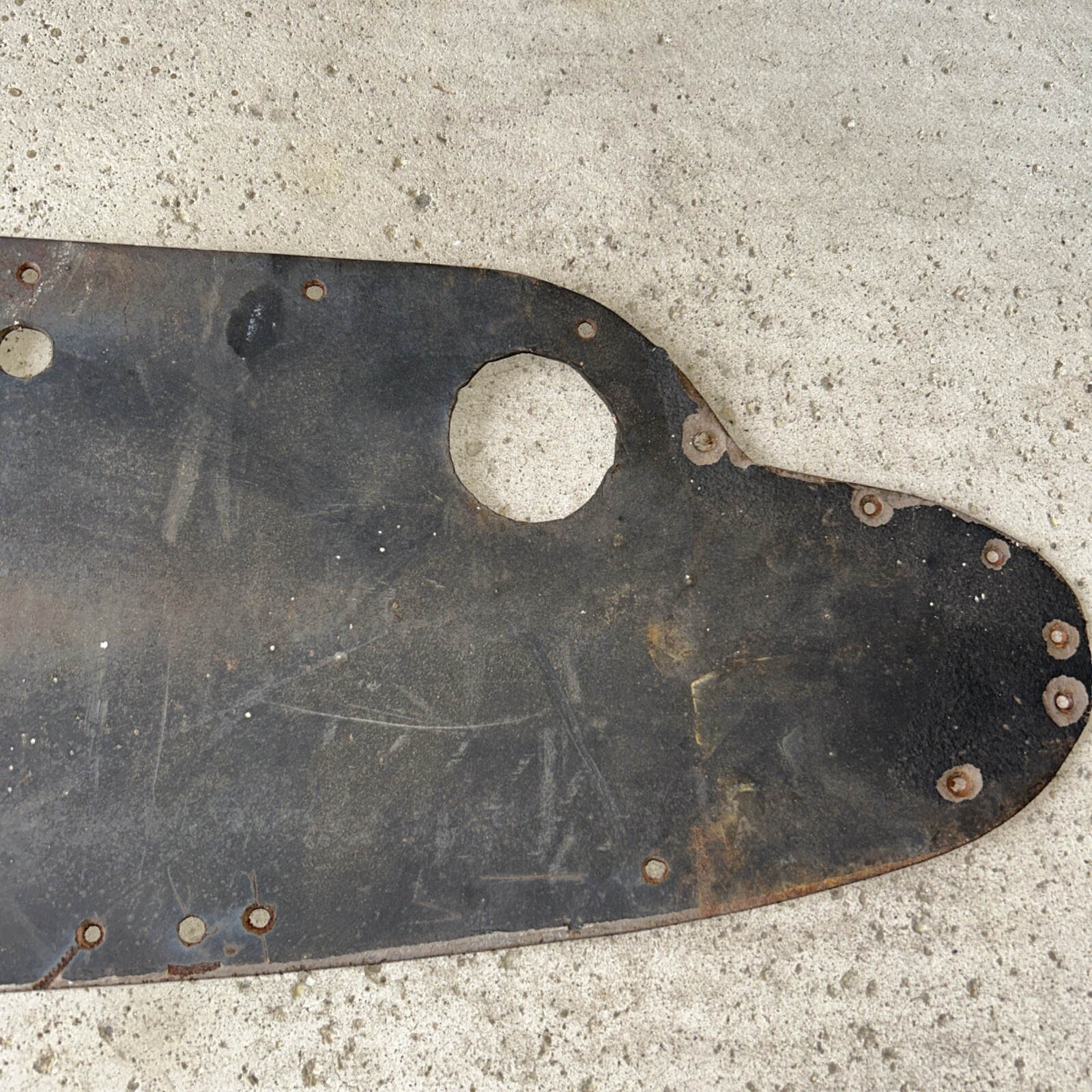 Vintage Hot Rod Race Car Gauge Panel Instrument Cluster Rat Rod Steel 35” Long