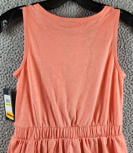 Tommy Hilfiger Embroidered-Logo Dress Girls M(8-10) Peach Dusk Crewneck Pullover - Picture 14 of 14