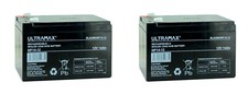 2 x ULTRAMAX 12V 14AH (SAME AS 12AH & 15AH) for AQUASOOTHE 'JUMBO' BATTERYPACK