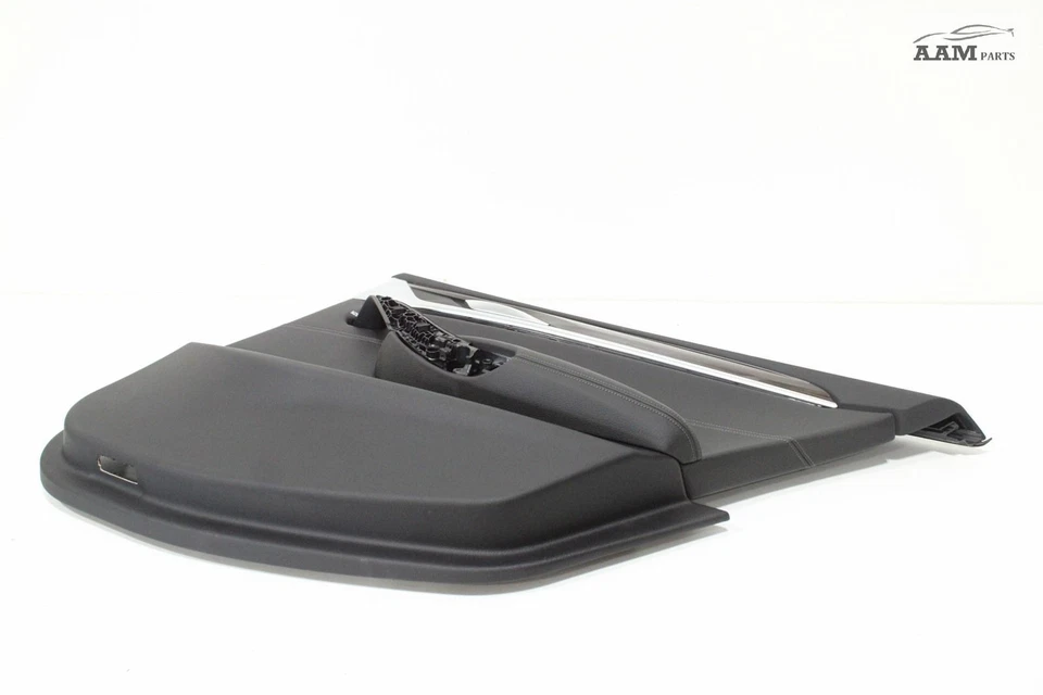 BMW 530I G30 2017-2020 panel de puerta interior trasero derecho moldura cuero Dakota OEM Foto 3 de 4