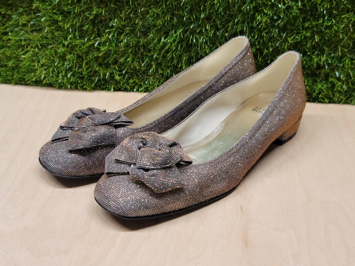 Stuart weitzman hotsell silver shoes