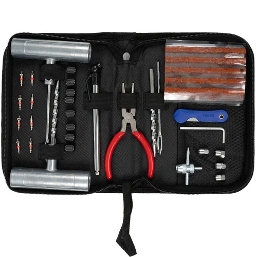 45pcs Autoreifen Reparatur Set Kfz PKW Reifen Flickzeug Pannenset Flicken Satz - Bild 2 von 7