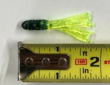 1.75" Solid Head Crappie Tube Jigs, New BULK 500 pack, Choose Color, USA Made 2"