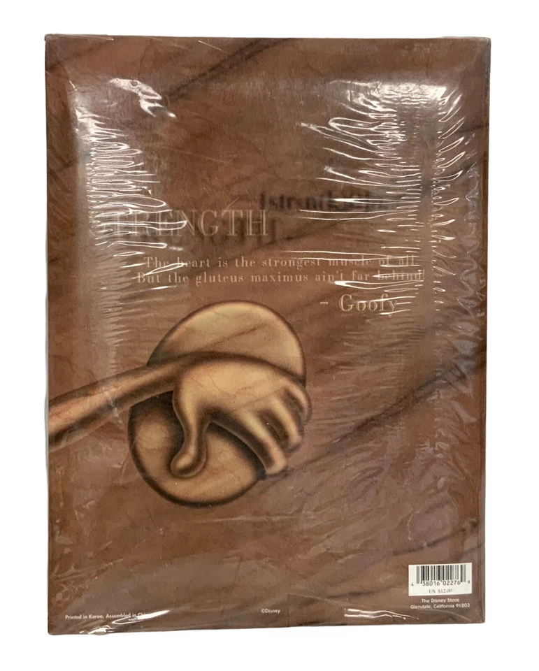 Disney Store Pluto’s Notebook & Paper “Garsh This Is Heavy 13” X 10” SEALED NEW - Image 4 of 4