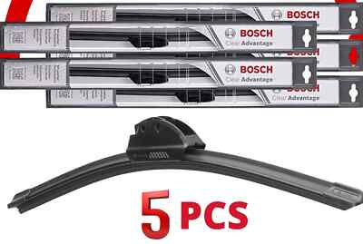 #ad #ad Windshield Wiper Blade Clear Advantage Bosch 13CAquot; Front Left amp; Right 5PCS Set $68.45