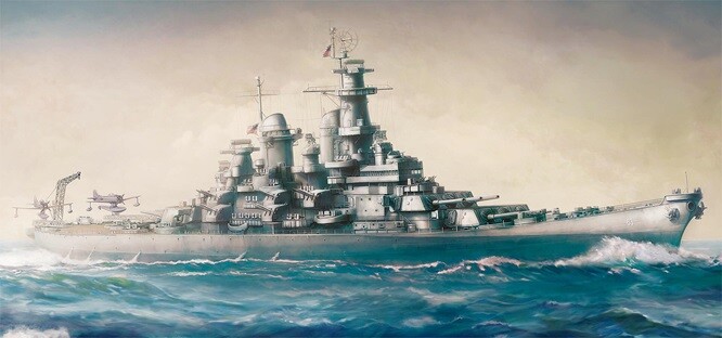 Academy 14223 - 1/700 USS Missouri BB-63 - New