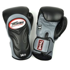 Twins Long Manchette Cuir Gants de Boxe Muay Thaï Coup Pied Entraînement Moufles