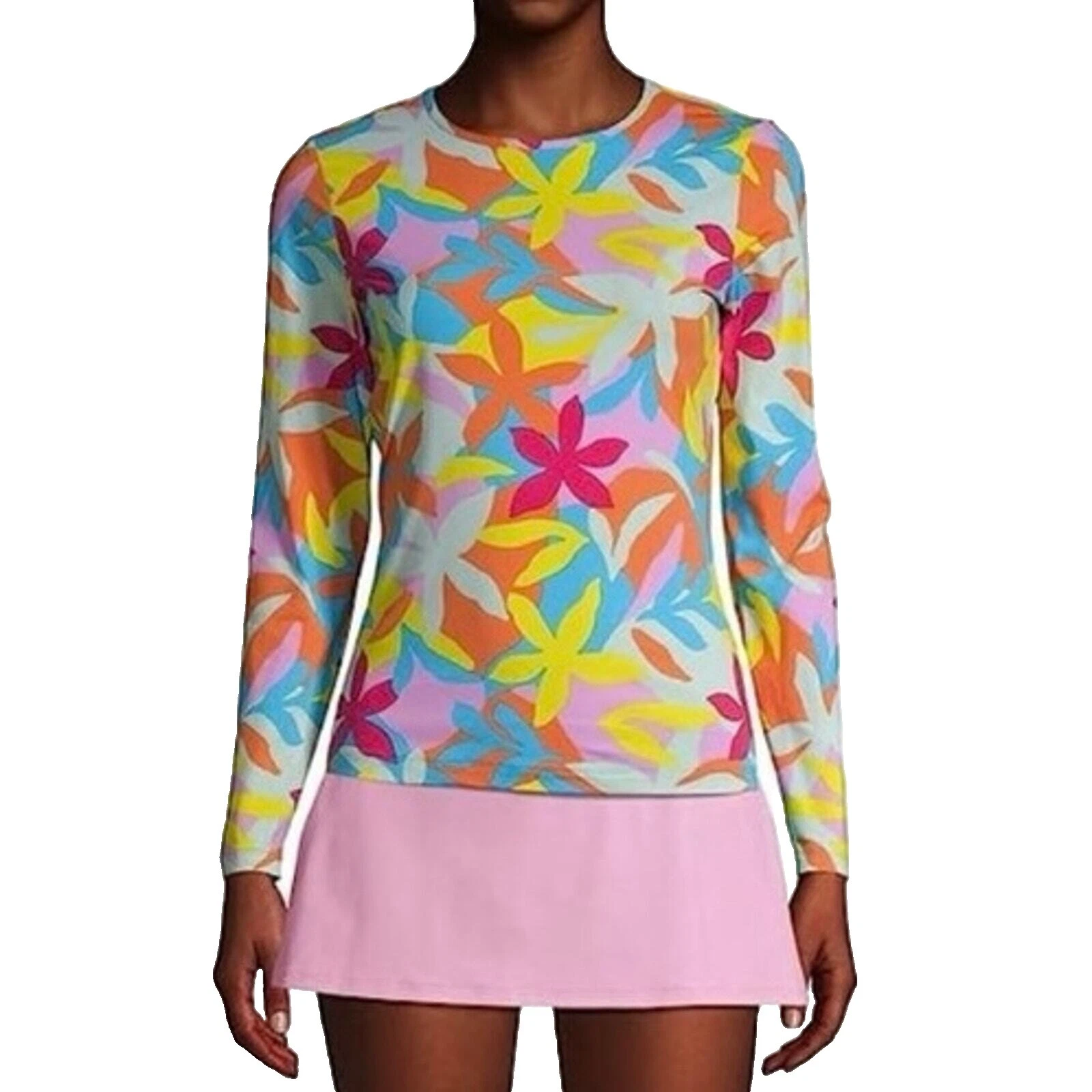 花卉 Lands' End 女式上衣