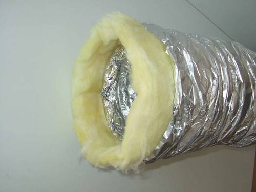Alu Flex Lüftungsschlauch Aluflexschlauch isoliert 80 bis 356 mm Länge 10 m - Bild 10 von 14