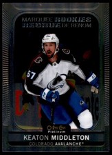 Keaton Middleton 2021-22 O-Pee-Chee Platinum Marquee Rookies RC #261 Colorado