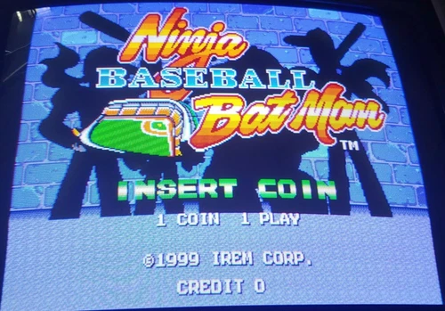 NINJA BASEBALL BATMAN PCB Jamma Video Arcade Game IREM 1999