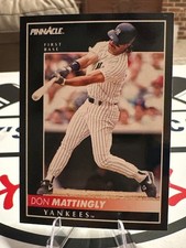 Don Mattingly 1992 Pinnacle #23 New York Yankees! 2 Card Min! Read Desc!