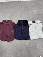 Fred Perry Herren Polo Shirt Set 3x Gr. S Kur...