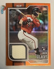 2026 Topps Series 1 Drew Gilbert 18/25 Relic RC Giants #155