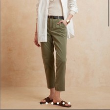 Banana Republic Slim Fit Chino Pants Iguana Green 2