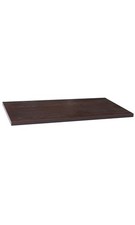 Faux Dark Walnut Shelf (Melamine) - 12"D x 24"L
