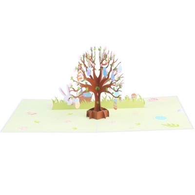 3D Easter Egg Tree Rabbit Greeting Card Set Birthday Holiday Present Supplies