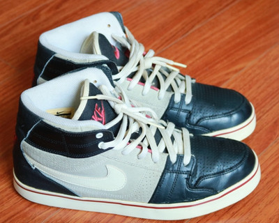Nike 2010 Ruckus Mid Skateboarding Shoes 387174-011 Men Size 11 Pre Owned