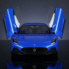 BBR 1:18 Maserati MC20 in Blu Infinito Full Open With Case – HE180051EDIE