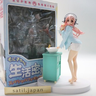 [USED] FuRyu Super Sonico Daily Life Coverage Special Figure Morning Brushing