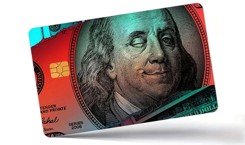 Money Theme Credit/Debit Card Cover Skin Sticker
