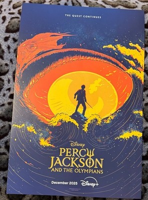 2025 SDCC Poster Exclusive Disney Percy Jackson and The Olympians Season 2