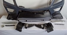Front Sto&szlig;stange AMG 63 Look mit Gitter Halter kpl. Mercedes ML W166 ABS mit ABE