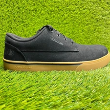 Volcom True Mens Size 10.5 Black Gum Composite Toe Lace Up Safety Work Shoes