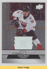 2023 Upper Deck Team Canada Juniors Patterned Foilboard Zach Dean #71 READ 8tn