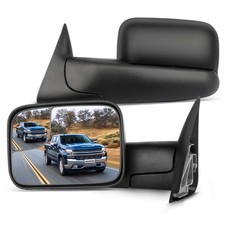Towing Mirrors Tow Black Truck Mirrors Fit For 1994-2001 For Dodge For Ram 1500