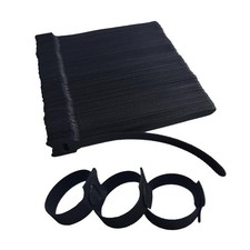 200 PCS 6 Inches Black Reusable Cable Ties, Adjustable 6inches-200PCS,