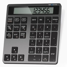 Rechargeable Wireless Number Pad for Laptop, Dual Bluetooth Number Keypad wit...