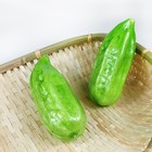 2 Stück Puppenhaus-Gemüsemodell, lebensechte Simulation, Gemüse-Requisiten,