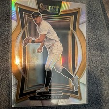 2025 panini select prizm concourse konnor griffin pirates #78 silver prizm 