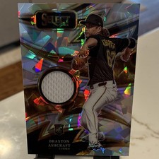 Panini 2025 Select Sparks Prizm Braxton Ashcraft SP-BA Pirates Rookie Card