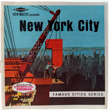 VIEW-MASTER BOOKLET  NEW YORK CITY Famous Cities Series  Heft Buch USA A649-E