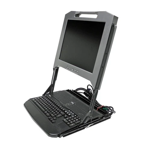 Dell 17 FP PowerEdge KVM Rack Console 17" QWERTZT DE Tastatur 137PH HP535