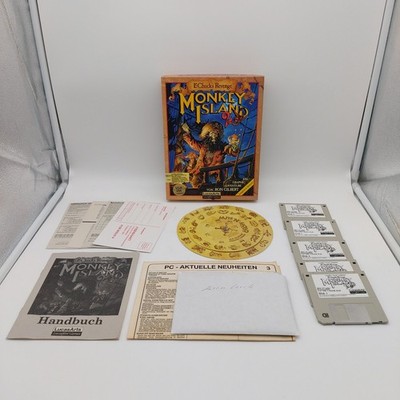 Monkey Island 2 Le Chucks Revenge IBM PC Diskette Big Box 
